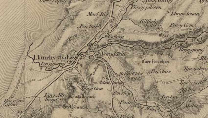 OLD Ordnance Survey Detailed Map Aberystwyth Cardiganshire 1901 Sheet 6.09 New 