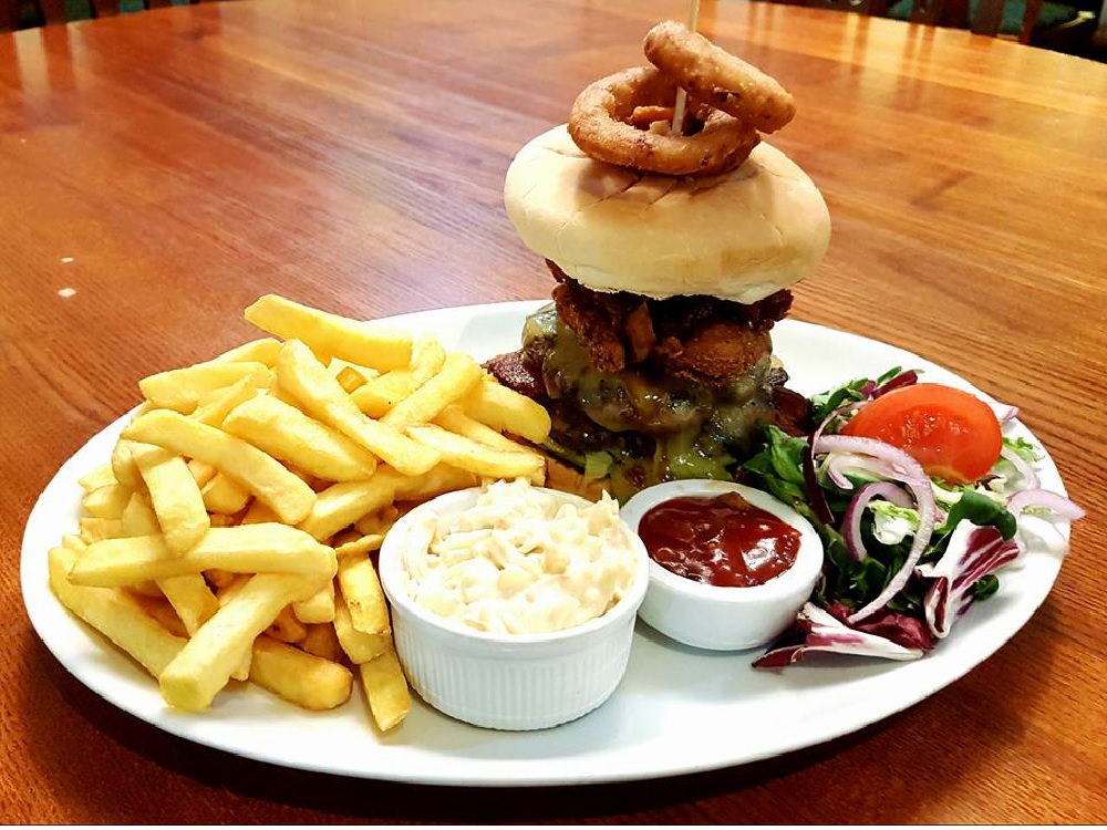 Black Lion Hotel Llanrhystud pub food menu