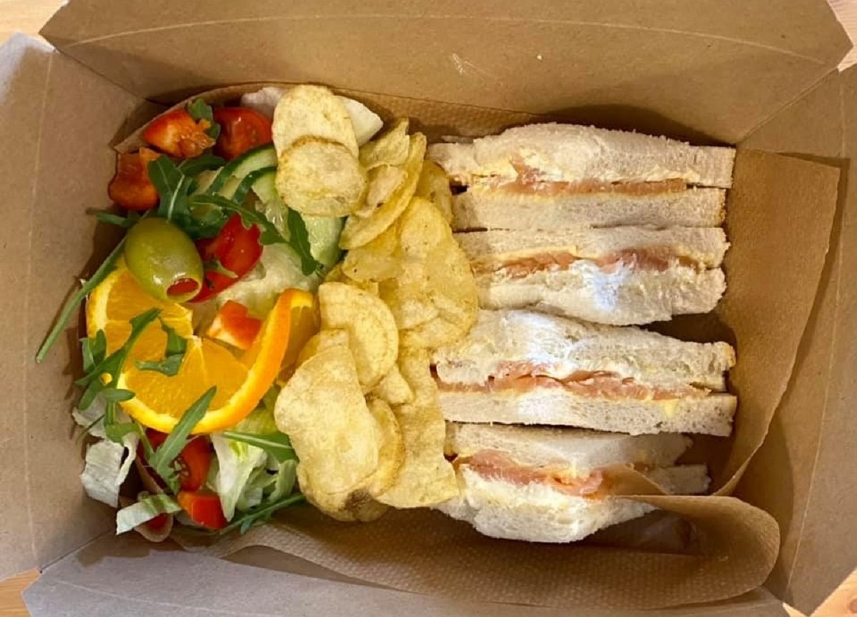 Caffi Wyre take out's use local and seasonable produce