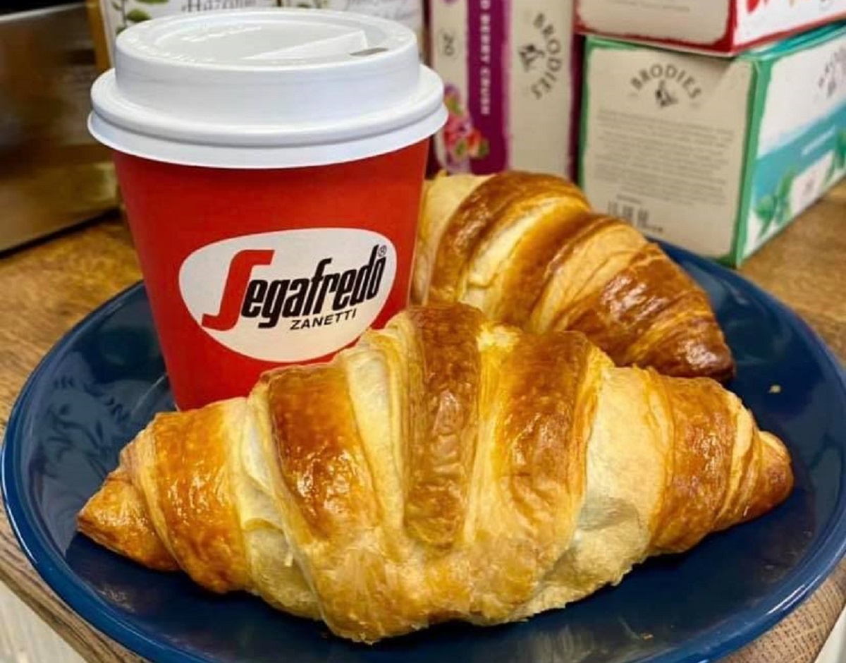 Enjoy a continental breakfast at Caffi Wyre