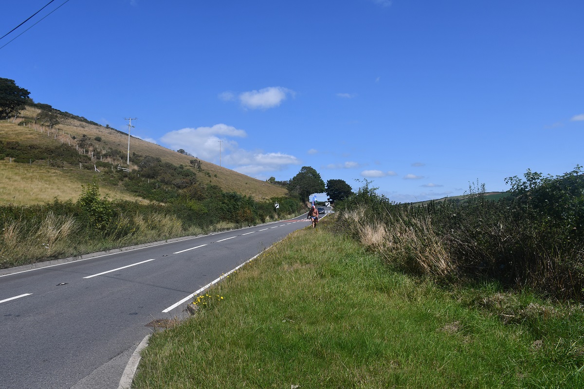 SpeedoMick walks into Llanrhystud